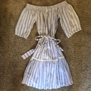 Faithfull the Brand off the shoulder dress